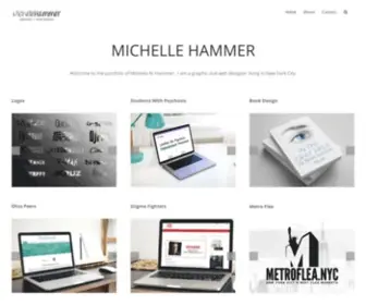 Hammertimedesign.com(The portfolio of Michelle Hammer) Screenshot