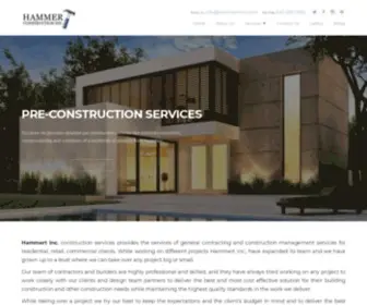 Hammertinc.com(Hammer Constriction Inc) Screenshot