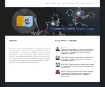 Hammes-Schiffer-Group.org(Hammes-Schiffer Research Group) Screenshot