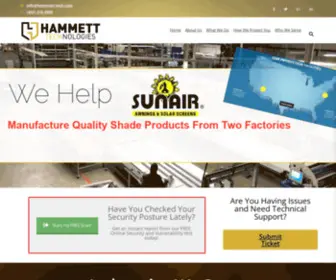 Hammett-Tech.com(Hammett Technologies) Screenshot