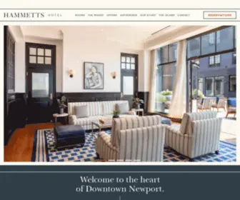 Hammettshotel.com(Hammetts) Screenshot