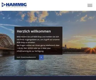 Hammig.de(Und Sportartikelvertrieb) Screenshot