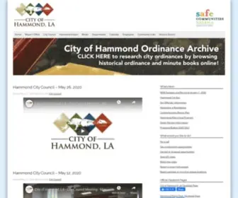 Hammond.org(Hammond) Screenshot