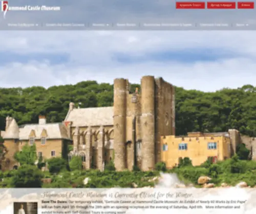 Hammondcastle.org(Hammond Castle Museum) Screenshot