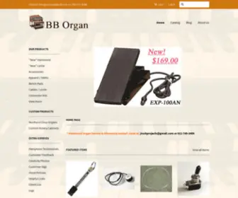 Hammondorgan.com(BB Organ) Screenshot