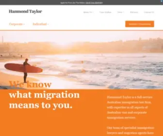 Hammondtaylor.com.au(Hammond Taylor) Screenshot