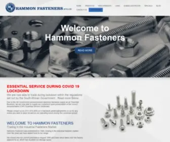Hammonfasteners.co.za(Industrial Fasteners) Screenshot