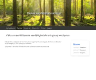 Hamnsvag.se(Hamns samfällighetsförening) Screenshot