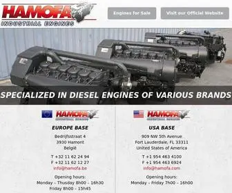 Hamofaengine.com(Hamofa Industrial Engines) Screenshot