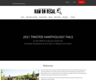 Hamonregal.org(Ham on Regal) Screenshot