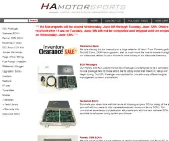 Hamotorsports.com(HA Motorsports) Screenshot