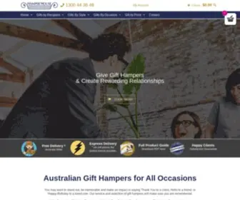 Hamperhouse.com.au(Buy Online Gift Hampers and Baskets for all occasions) Screenshot