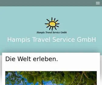 Hampistravelservicegmbh.ch(Reisebüro) Screenshot