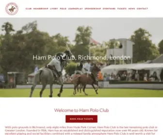 Hampoloclub.com(Ham Polo Club) Screenshot