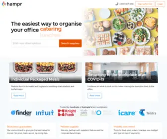 Hampr.com.au(Catering) Screenshot