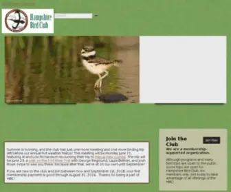 Hampshirebirdclub.org(Hampshire Bird Club) Screenshot