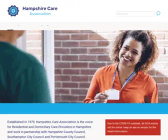 Hampshirecare.org(Hampshire Care Association) Screenshot