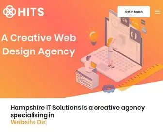 Hampshireitsolutions.com(Local Website Design Specialists In Andover) Screenshot