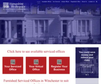 Hampshireworkspace.com(Hampshire Workspace) Screenshot