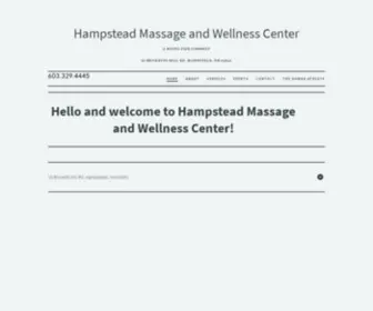 Hampsteadmassage.net(In-Home and On) Screenshot