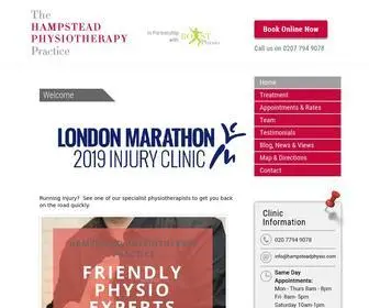 Hampsteadphysio.com(Hampsteadphysio) Screenshot