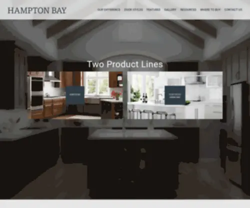 Hamptonbaykitchens.com(Hampton Bay Kitchen Cabinets) Screenshot