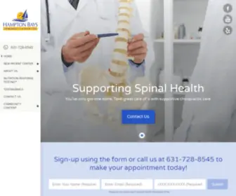 Hamptonbayschiropractic.com(Chiropractor in Hampton Bays) Screenshot