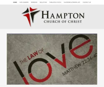Hamptoncoc.com(Hampton Church of Christ) Screenshot
