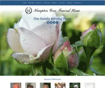 Hamptoncovefuneralhome.com(Hampton Cove Funeral Home) Screenshot