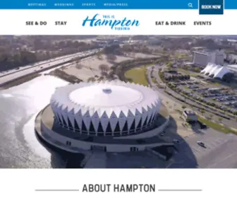 HamptoncVb.com(Visit Hampton) Screenshot