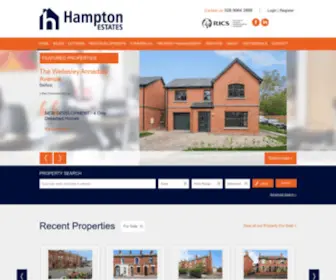 Hamptonestates.co.uk(Find Property in Belfast and Northern Ireland with Leading Estate Agents) Screenshot