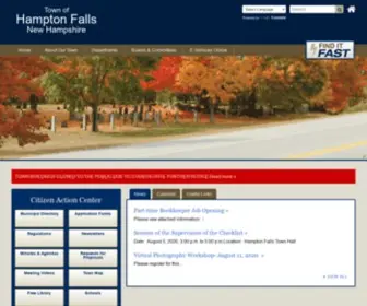 Hamptonfalls.org(Hampton Falls NH) Screenshot