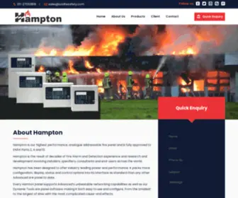 Hamptonfirealarm.co.in(Hamptonfirealarm) Screenshot