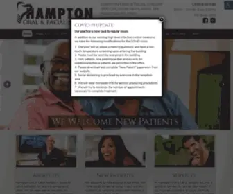 Hamptonoms.com(Hampton Oral & Facial Surgery) Screenshot