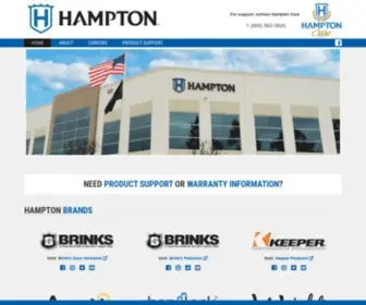 Hamptonproducts.com(Hampton Products) Screenshot