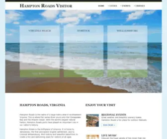 Hamptonroadsvisitor.com(Hampton Roads Virginia) Screenshot