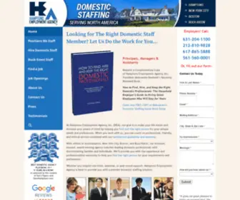 Hamptonsemployment.com(Award-Winning Domestic Staffing Agency) Screenshot