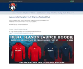 Hamptonsoccer.com.au(Hampton East Brighton Football Club) Screenshot