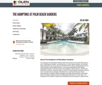 Hamptonspalmbeachgardens.com(Apartments for Rent in Palm Beach Gardens) Screenshot