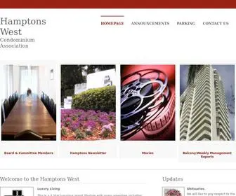 Hamptonswest.net(Hamptons West Condominium Association) Screenshot