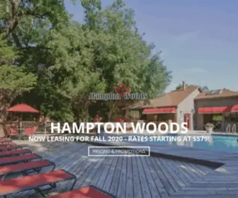 Hamptonwoodsliving.com(Hampton Woods) Screenshot