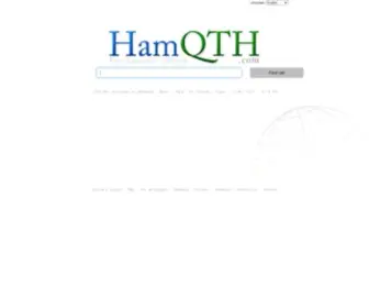 HamqTh.com(Free hamradio callbook) Screenshot