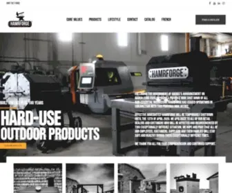 Hamrforge.com(Hard-Use Outdoor Products) Screenshot