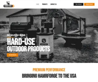 Hamrforgeusa.com(Hard-Use Outdoor Products) Screenshot