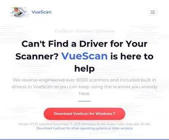 Hamrick.com(VueScan Scanner Software for macOS) Screenshot