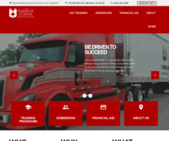 Hamrickschool.edu(Hamrick Truck Driving School) Screenshot