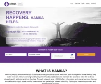 Hamsahelps.org(HAMSA Helps) Screenshot