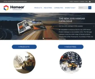 Hamsar.com(A Methode Electronics Company) Screenshot