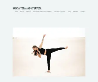 Hamsayogaandayurveda.com(Yogavahi) Screenshot