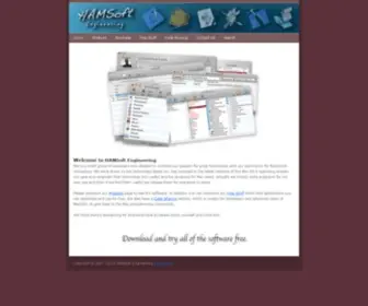 Hamsoftengineering.com(HAMSoft Engineering Home) Screenshot